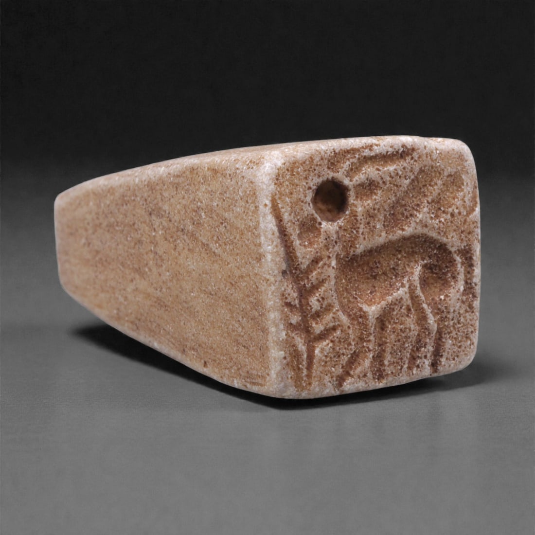 A Near Eastern Stone Conoid Stamp Seal, Early 1st Millennium BCE, 55Q (1 of 2)