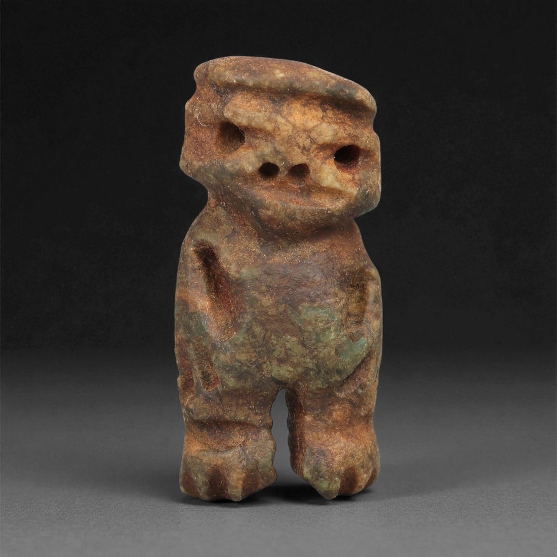A Taino Carved Stone Idol, Late Ceramic Age, circa 1200-1500 CE, 55LE (1 of 2)