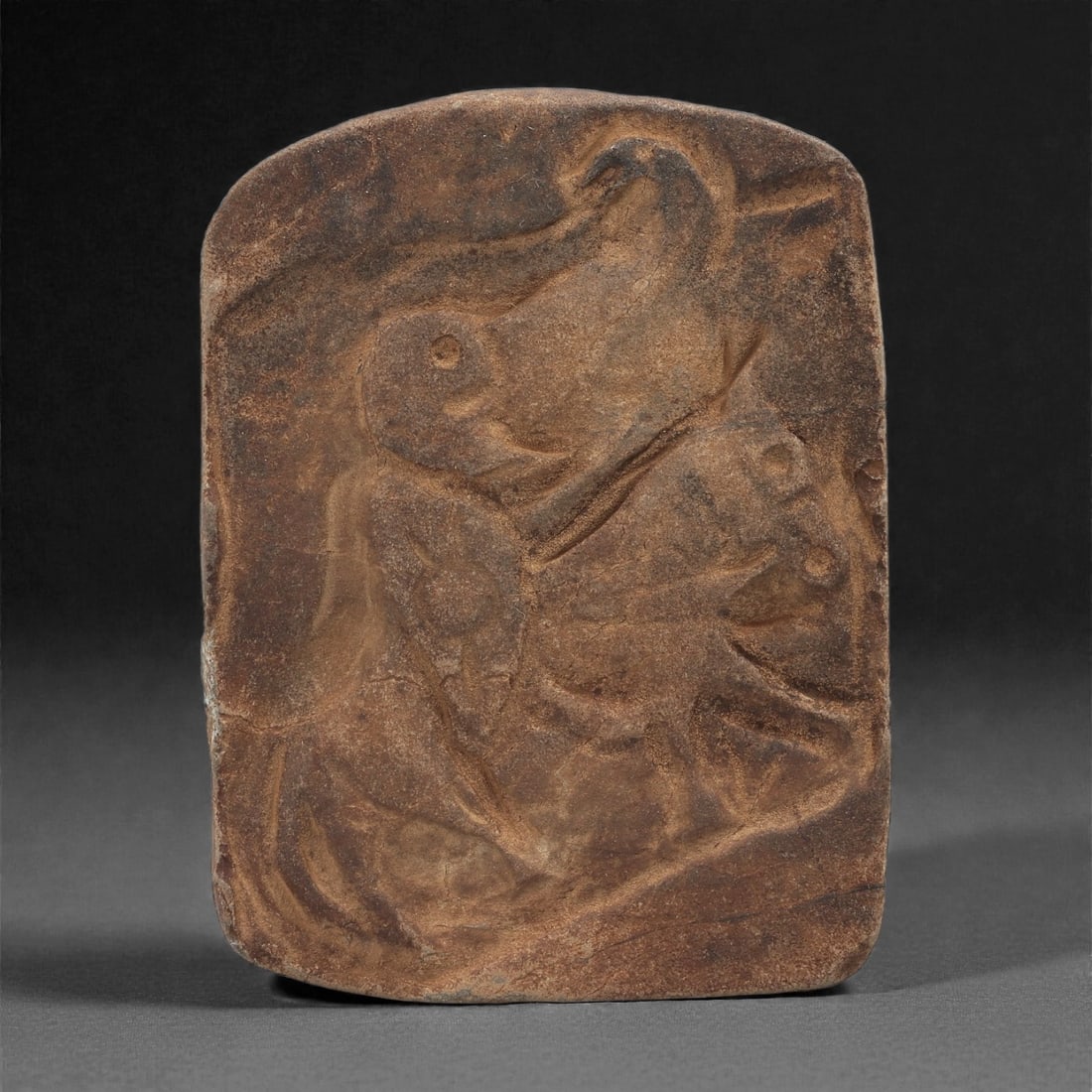 A Scottish Stone Relief with Zoomorphic Motif, Early Medieval, 8th-10th Century, 65B (1 of 2)