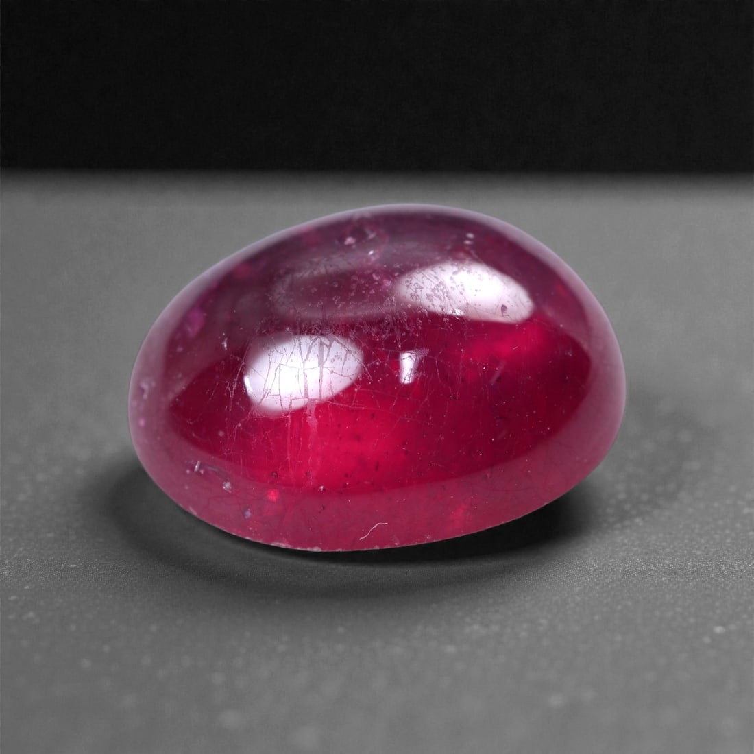 7.73 Carats Deep Red Ruby - Natural Mozambique Gem 12x9mm, 93XB (1 of 1)