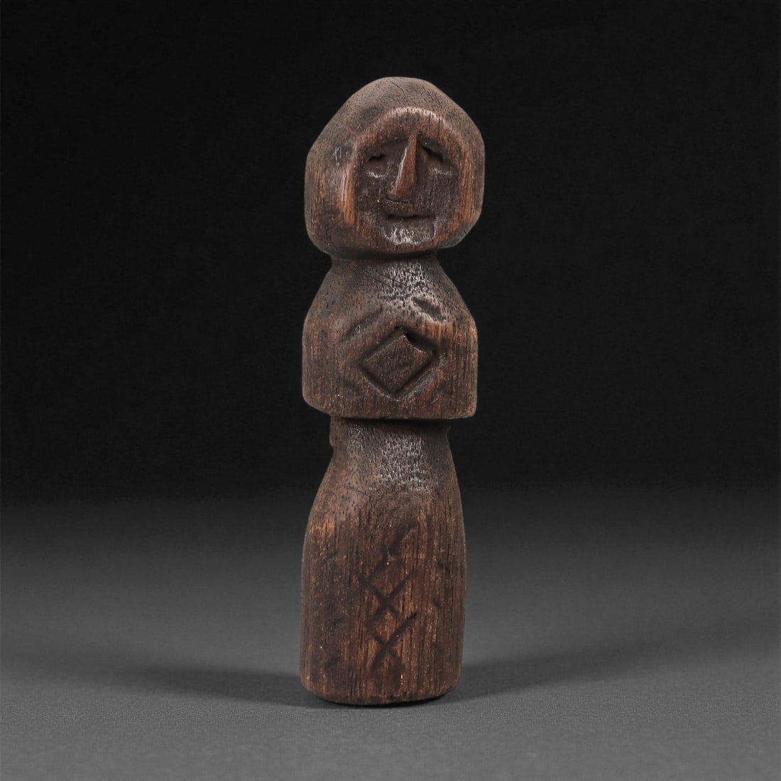 A European Wood Anthropomorphic Figure, 19th-20th Century, 1LD (1 of 2)