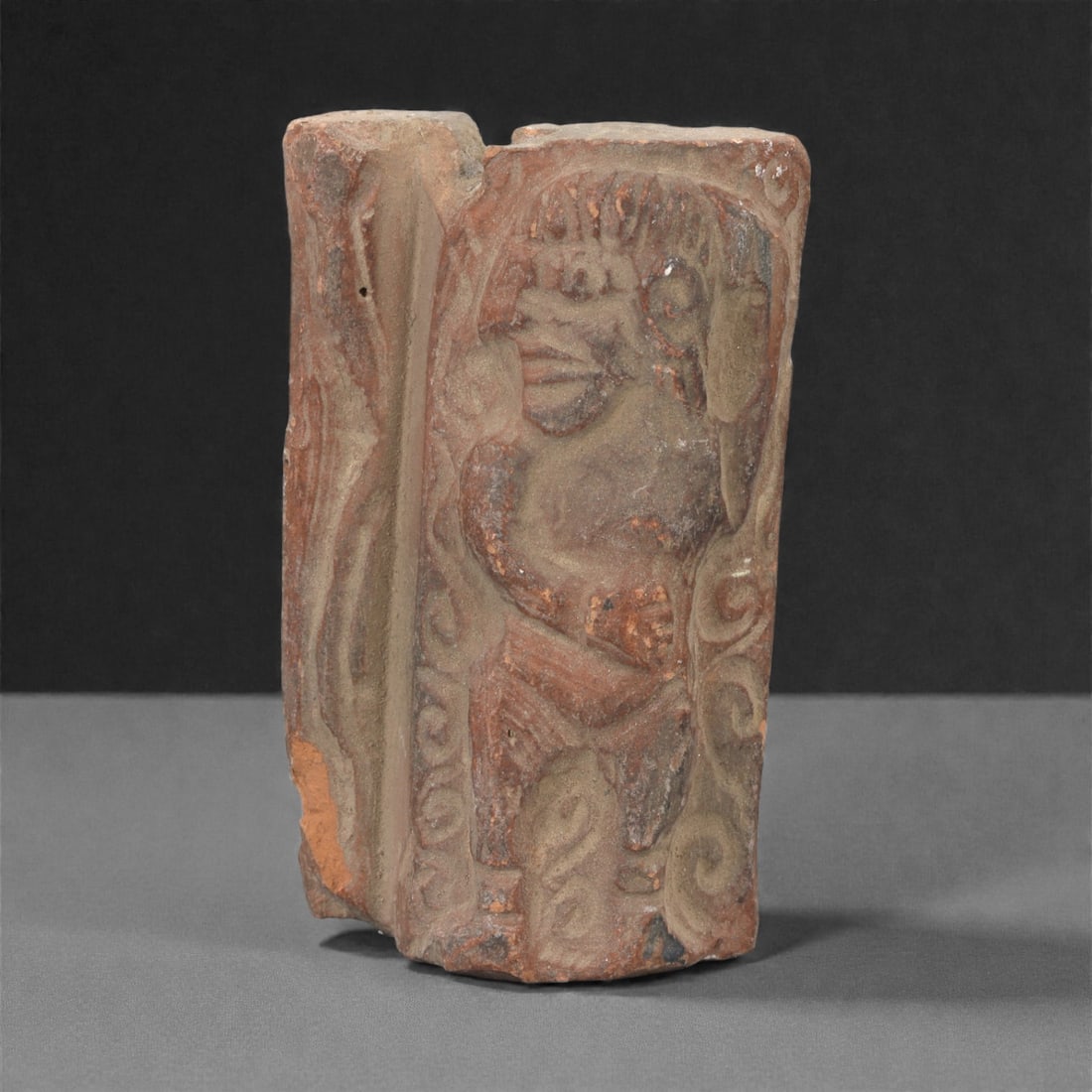 A Gandharan Terracotta Figural Relief Fragment, 3rd-4th Century CE, 8LN (1 of 2)