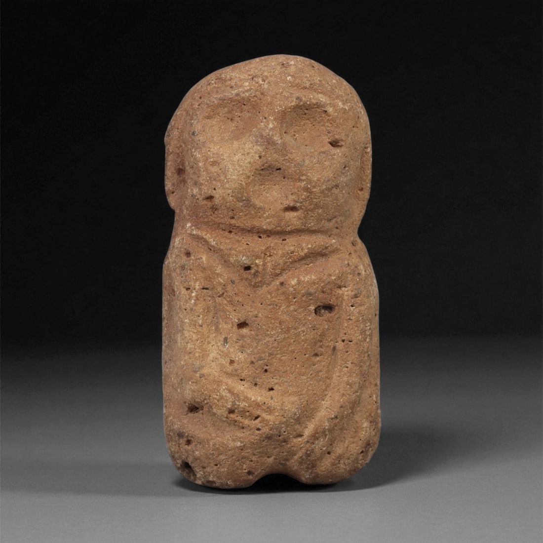 A Near Eastern Stone Anthropomorphic Figurine, 3rd-2nd Millennium BCE, 21LD (1 of 2)