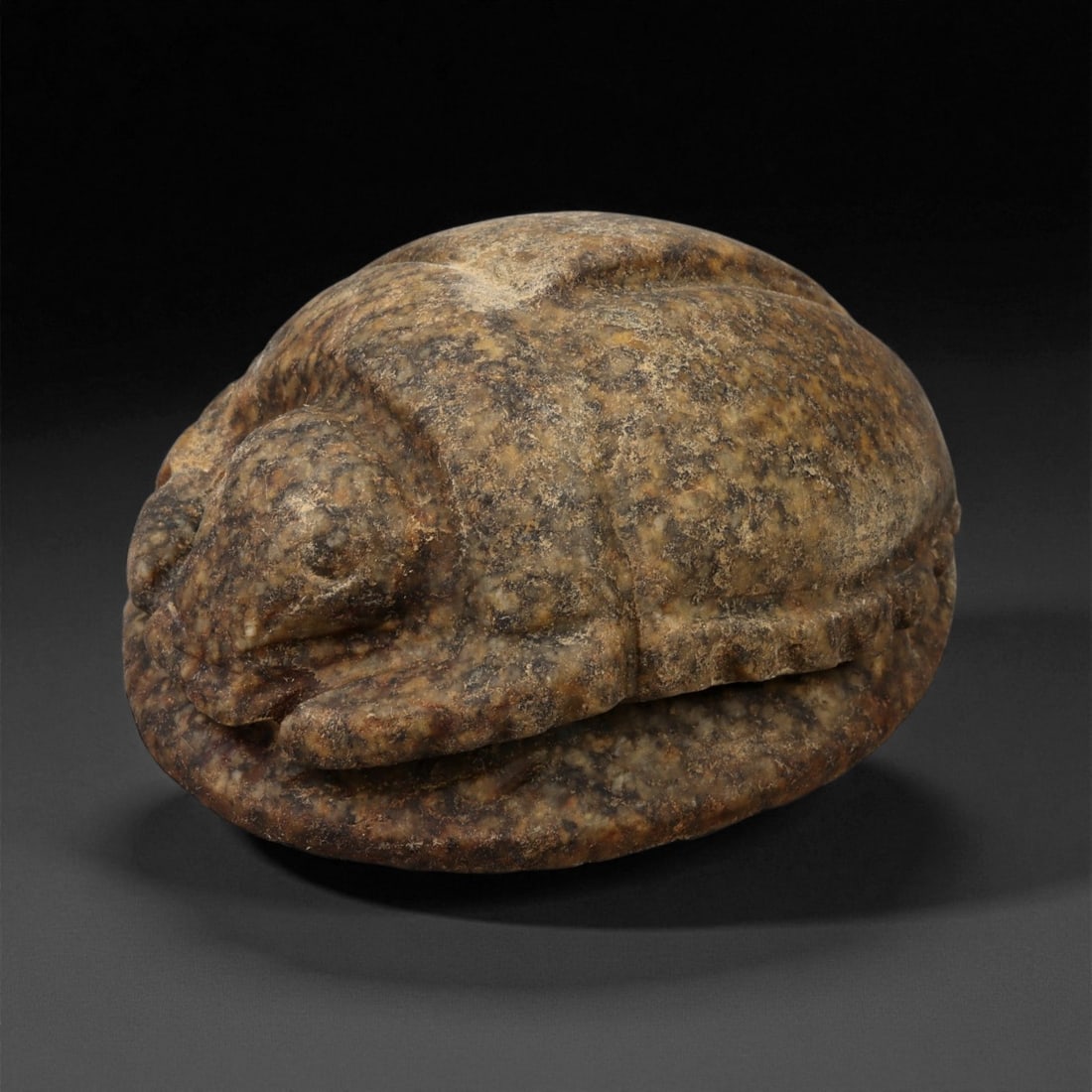 An Egyptian Stone Scarab, New Kingdom to Late Period, Circa 1550-332 BCE, 29LA (1 of 3)