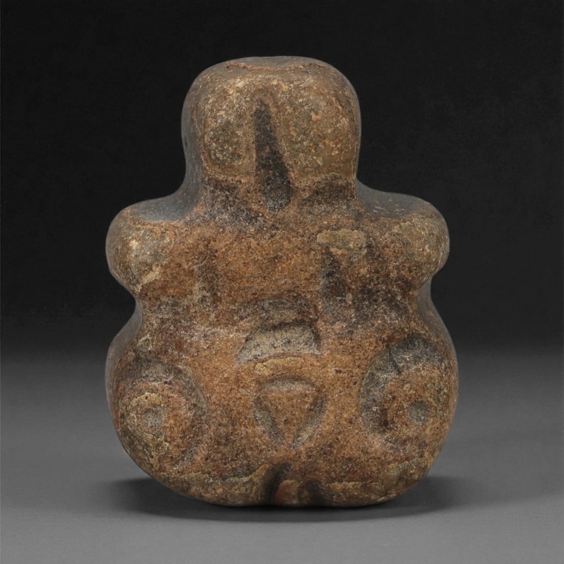 A Near Eastern Stone Anthropomorphic Figurine, 3rd-2nd Millennium BCE, 98LB (1 of 2)