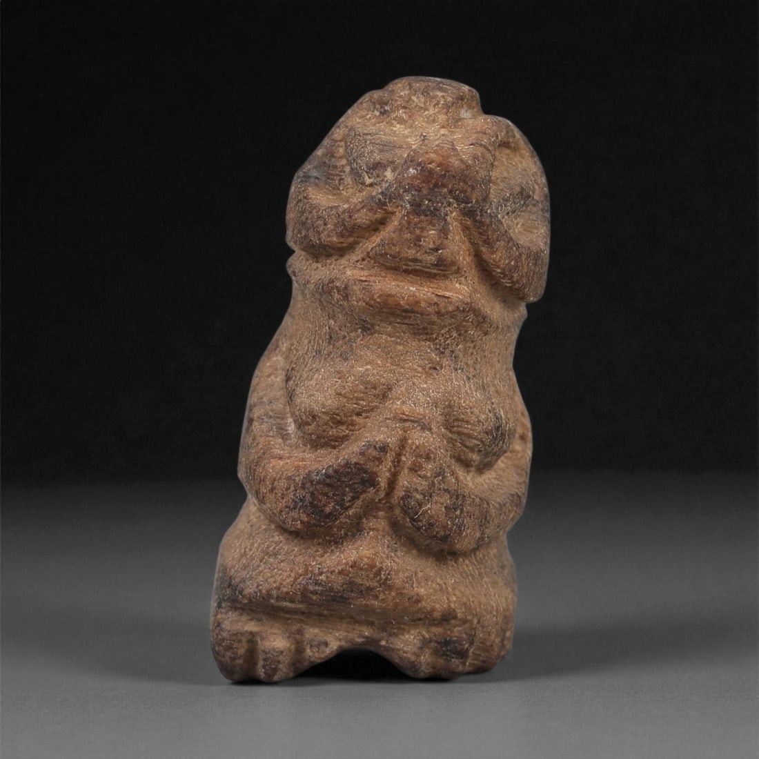 A Taino Carved Stone Idol, Late Pre-Columbian Period, Circa 1000-1500 CE, 67LF (1 of 2)