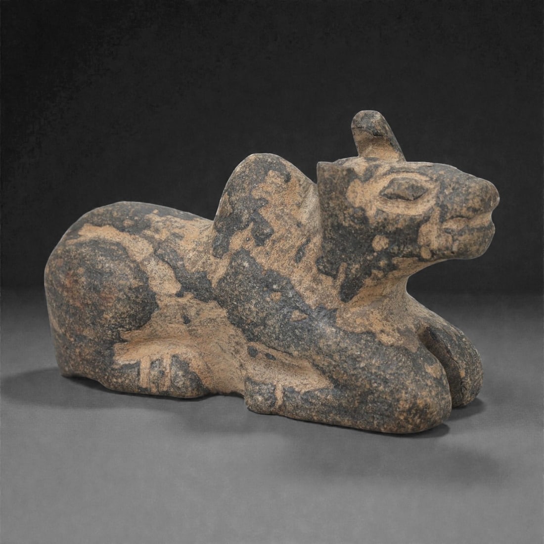A Near Eastern Stone Bovid Effigy, 3rd-2nd Millennium BCE, 68LE (1 of 2)