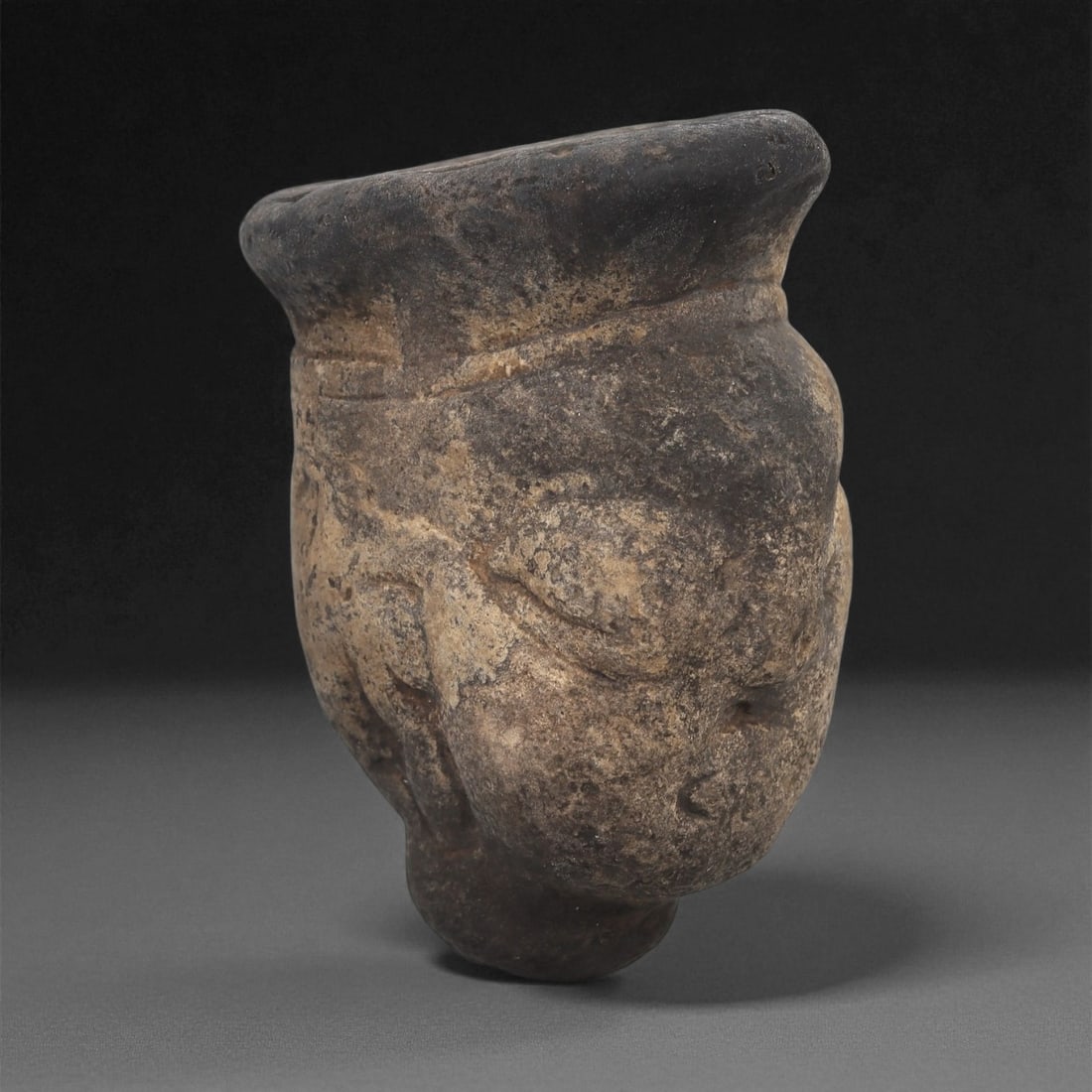 A Near Eastern Stone Bust-Form Stamp Seal, 1st Millennium BCE, 50LE (1 of 3)