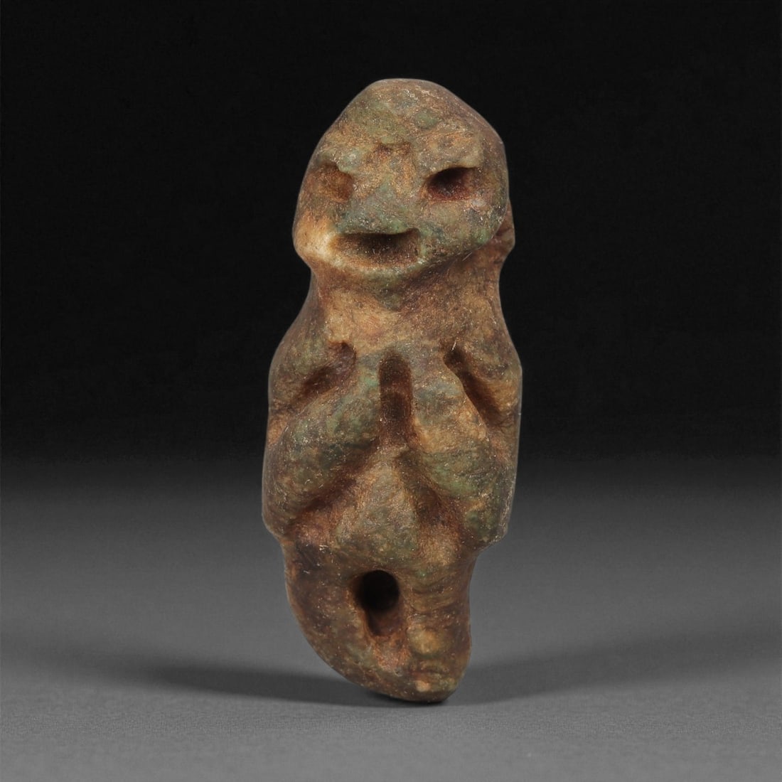 A Taino Carved Stone Idol, Late Ceramic Age, circa 1200-1500 CE, 89LE (1 of 2)