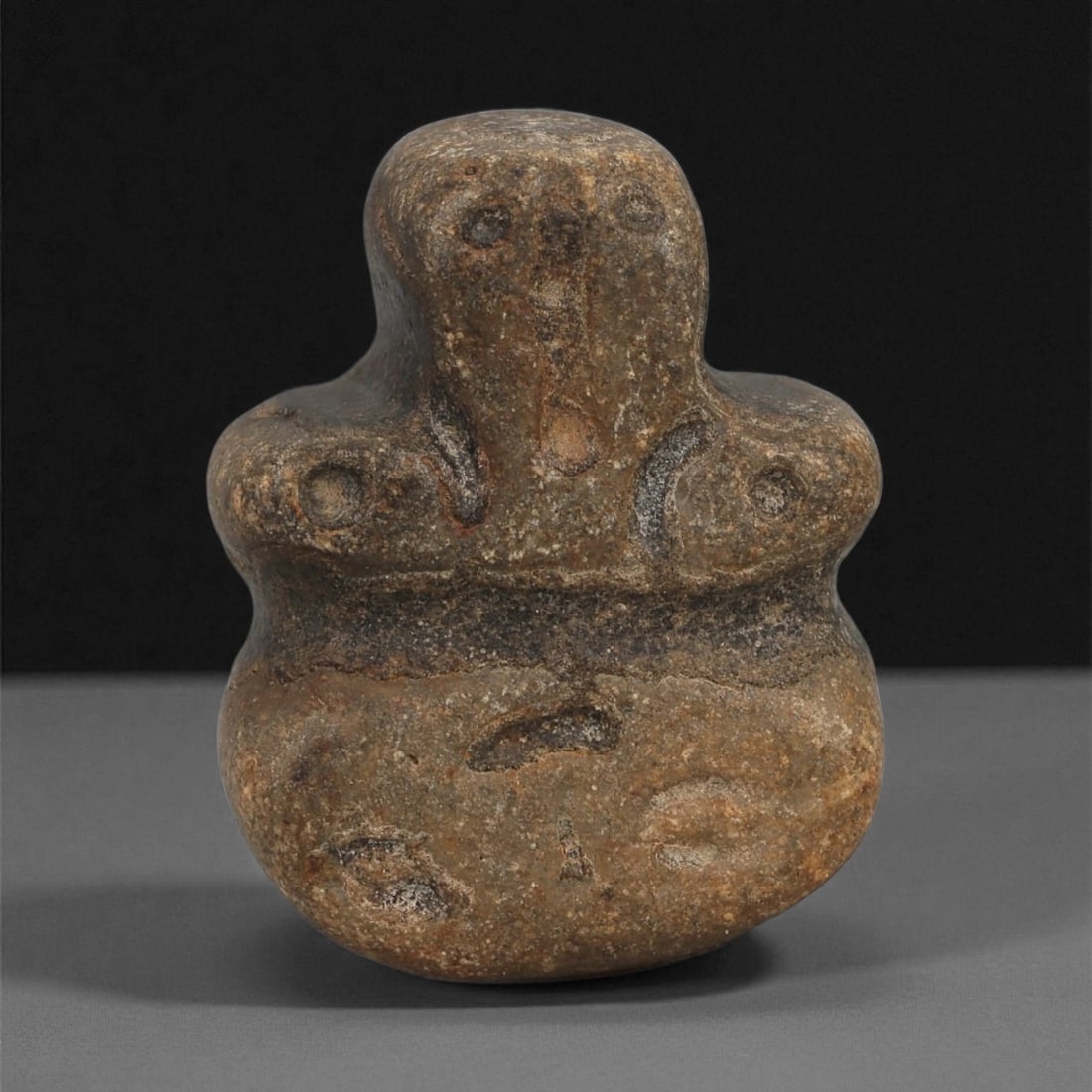A Near Eastern Stone Female Figurine, 3rd-2nd Millennium BCE, 23LB (1 of 2)