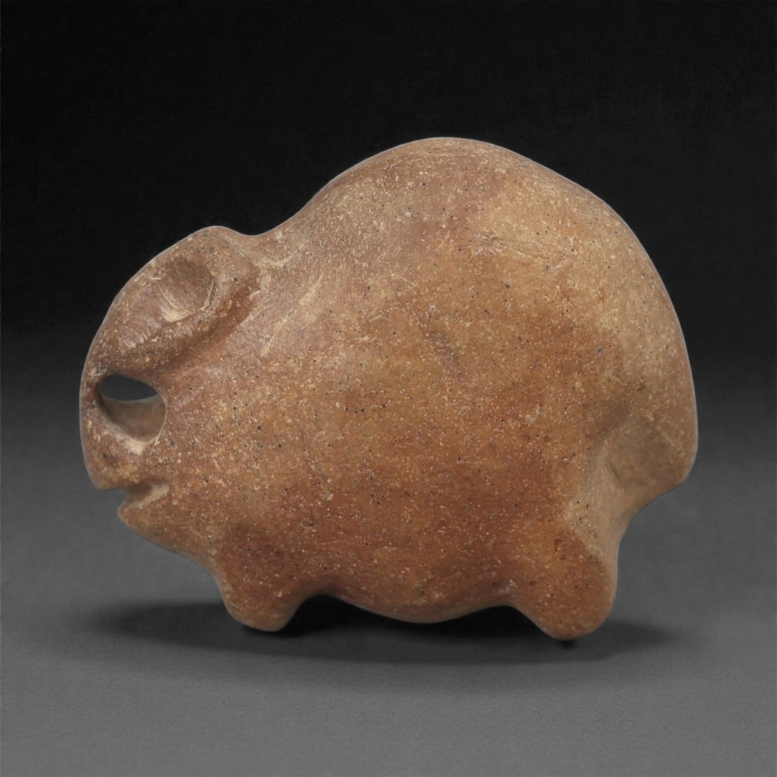 A Mesoamerican Stone Zoomorphic Figure, Late Preclassic-Classic Period, Circa 300 BCE-900 CE, 29LB (1 of 2)