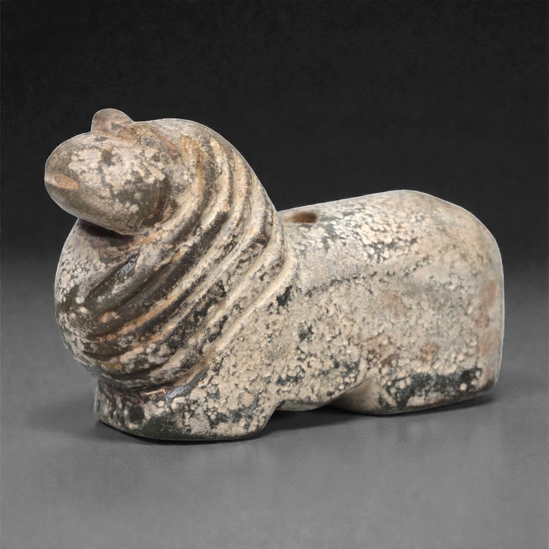 A Near Eastern Stone Bovid Effigy, 3rd-2nd Millennium BCE, 92LE (1 of 2)