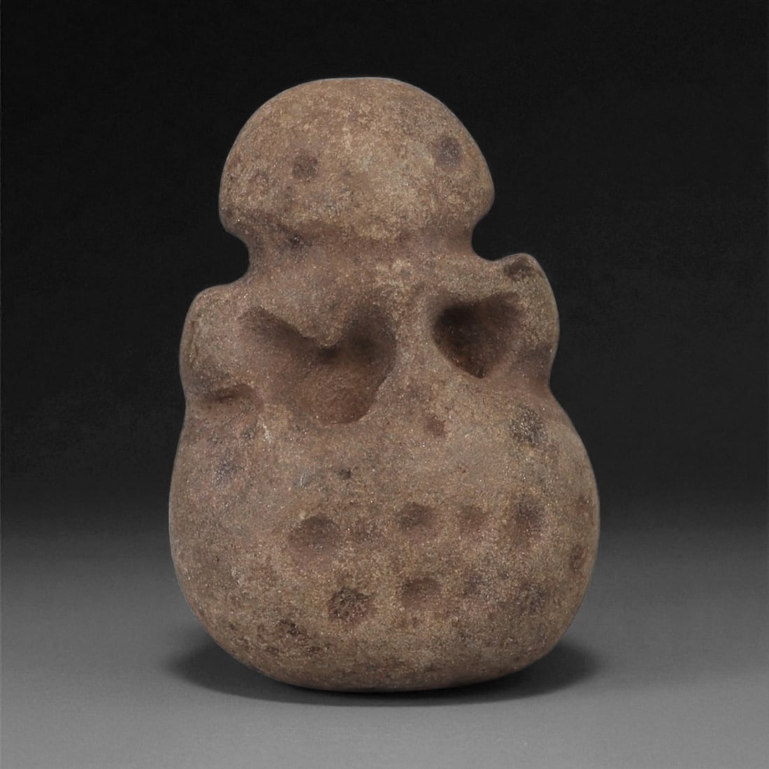A Near Eastern Stone Anthropomorphic Figurine, 3rd-2nd Millennium BCE, 50LD (1 of 2)