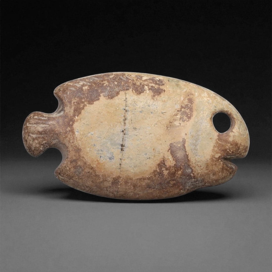 An Egyptian Stone Fish Amulet, New Kingdom, Circa 1550-1070 BCE, 66LA (1 of 2)