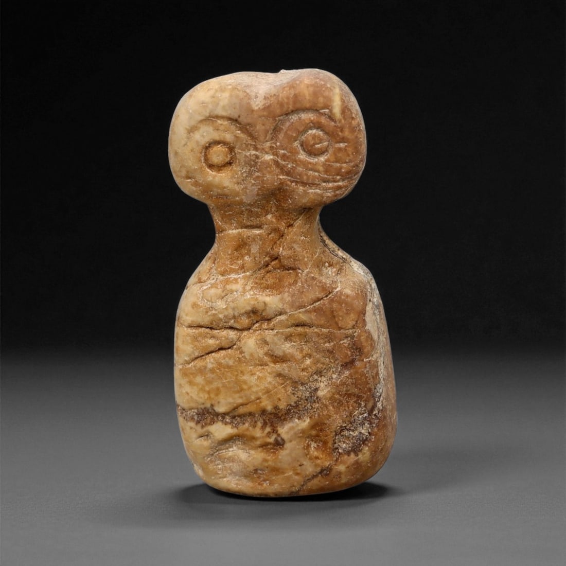 A Near Eastern Stone Eye Idol, 4th-3rd Millennium BCE, 47LA (1 of 2)