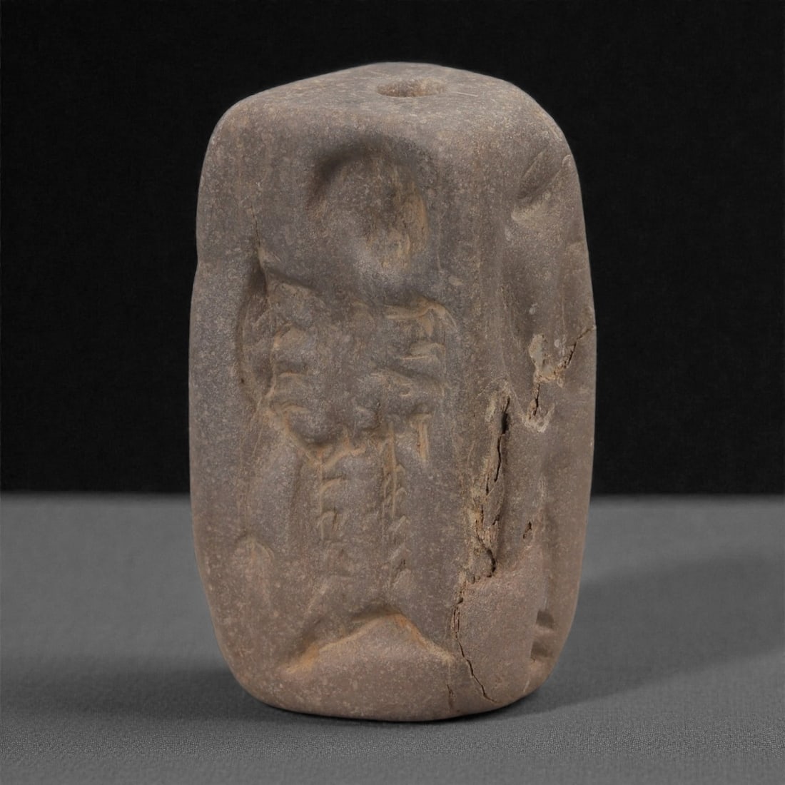 A Mesopotamian Stone Four-Sided Stamp Seal, Early Dynastic Period, Circa 2600-2300 BCE, 20LQ (1 of 4)