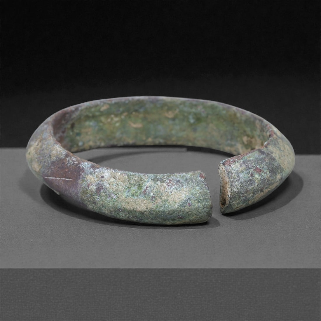 A Roman Bronze Bracelet, 1st-3rd Century CE, 89H (1 of 2)