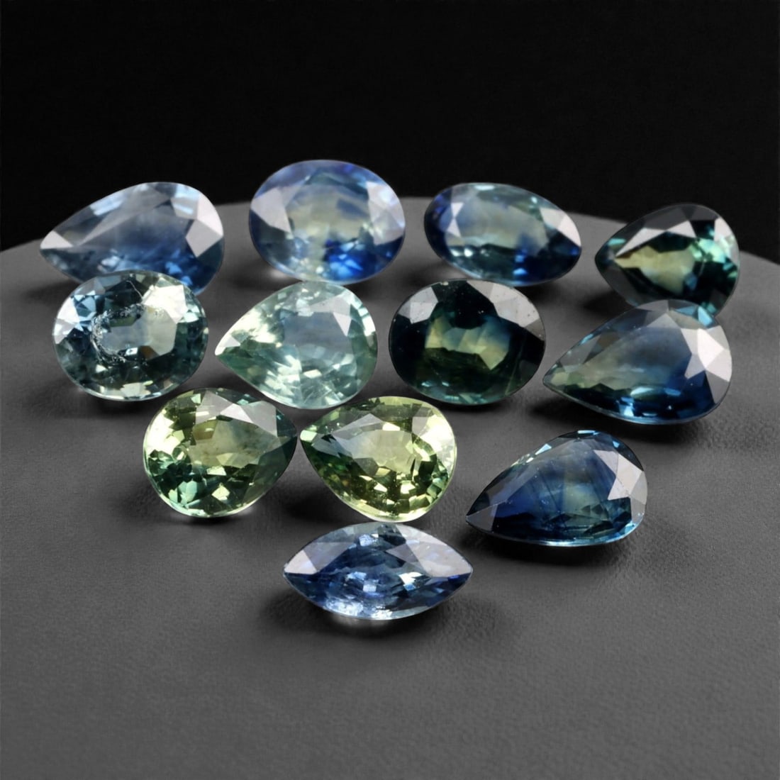 4.55 Carats Parti-Color Faceted Sapphire Parcel - Natural Australian Stones, 28XA (1 of 1)