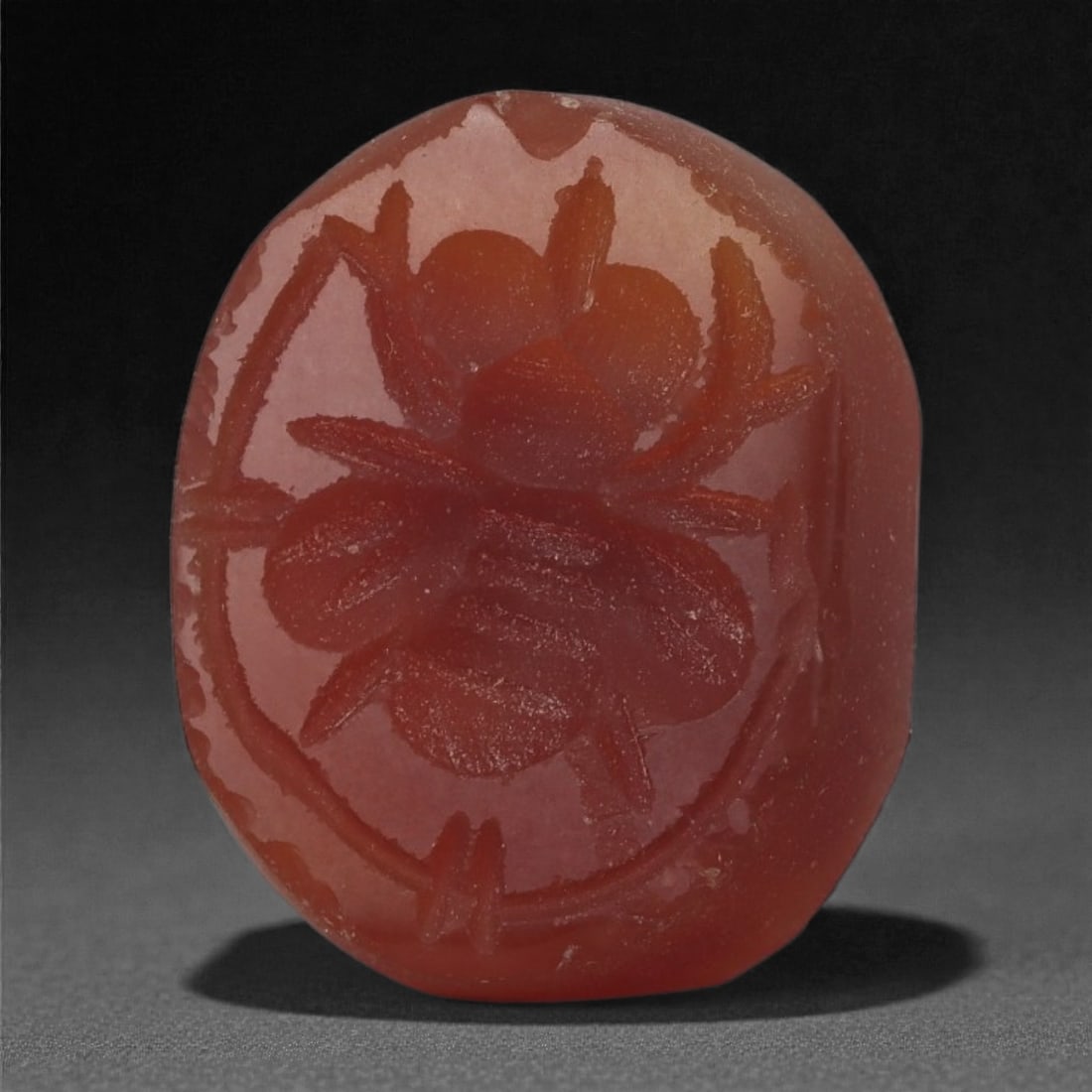 A Sasanian Carnelian Intaglio, 3rd-7th Century CE, 57LS (1 of 2)