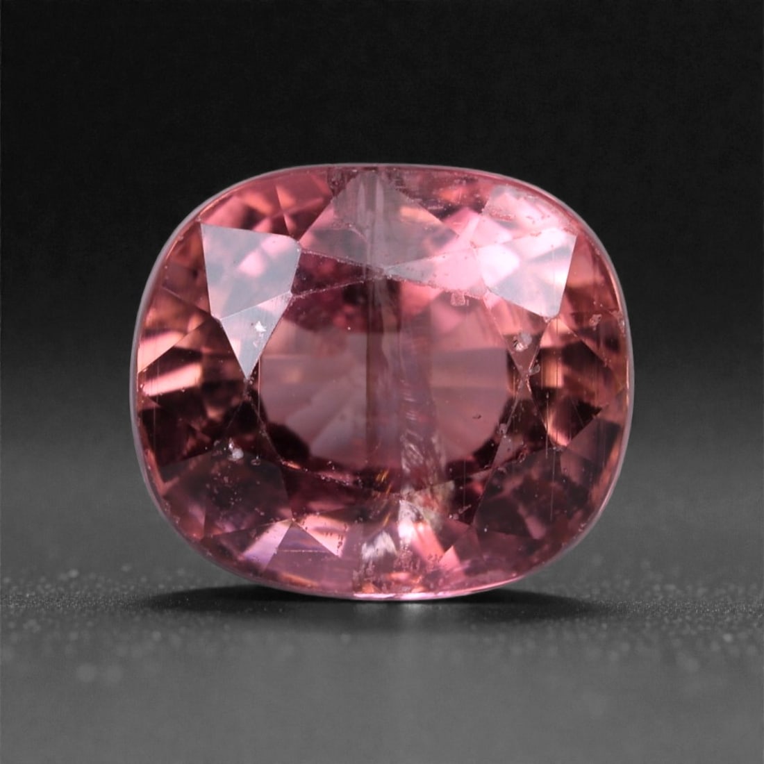 1.30 Carats Warm Pink Tourmaline Cushion - Natural Nigerian Gem, 32XB (1 of 1)