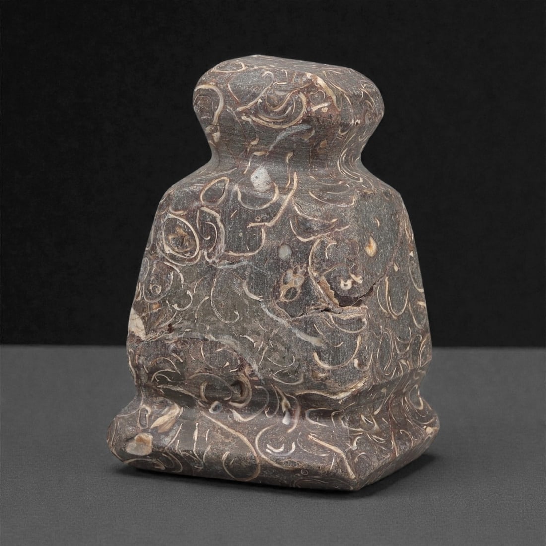 A Near Eastern Fossiliferous Limestone Weight, Iron Age, Circa 9th-6th Century BCE, 80LN (1 of 2)