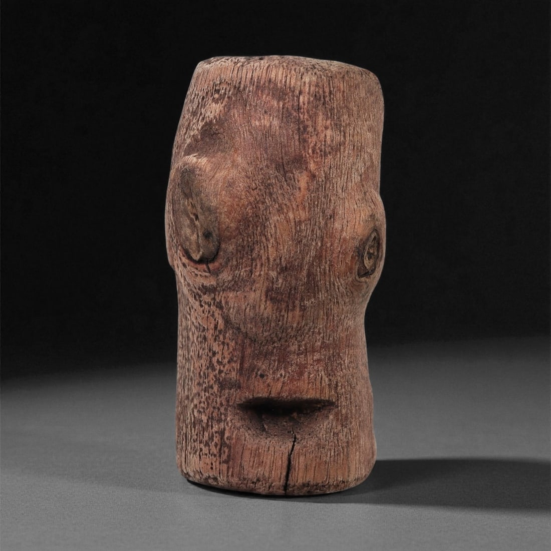 A Wooden Anthropomorphic Figurine, 19th-Early 20th Century, 49LG (1 of 2)