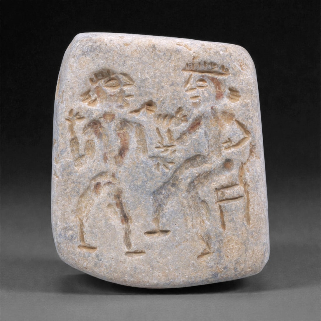 A Near Eastern Stone Amulet, 3rd Millennium BCE, 8Q (1 of 2)