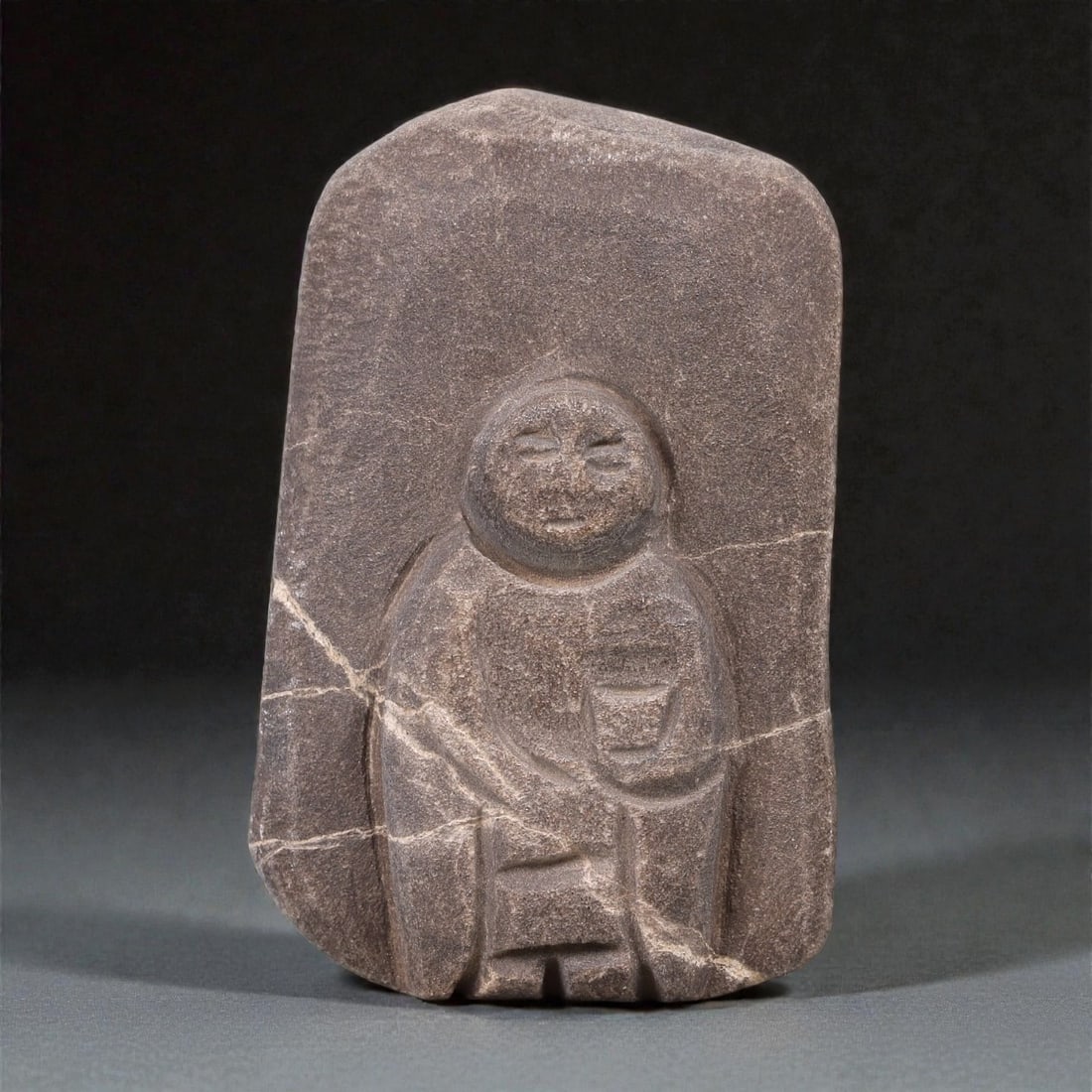 A Japanese Stone Buddhist Relief, Edo Period, 18th-19th Century, 27R (1 of 2)