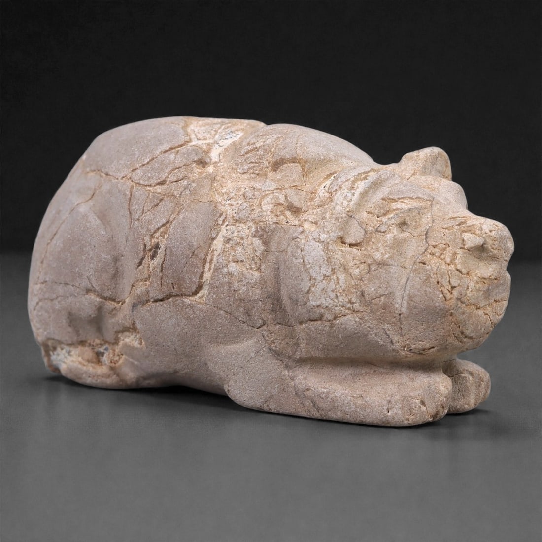Ancient Stone Zoomorphic Effigy - Animal Figurine, 58F (1 of 3)