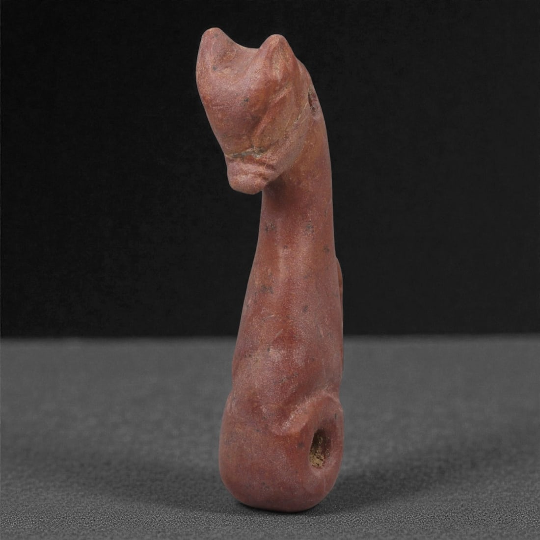 A Western Iranian Stone Zoomorphic Amulet, Iron Age, 1st Millennium BCE, 46LP (1 of 3)