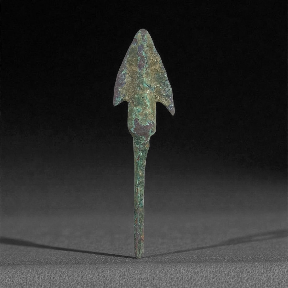An Ancient Bronze Barbed Arrowhead, 2nd-1st Millennium BCE, 4g, 55BB (1 of 2)