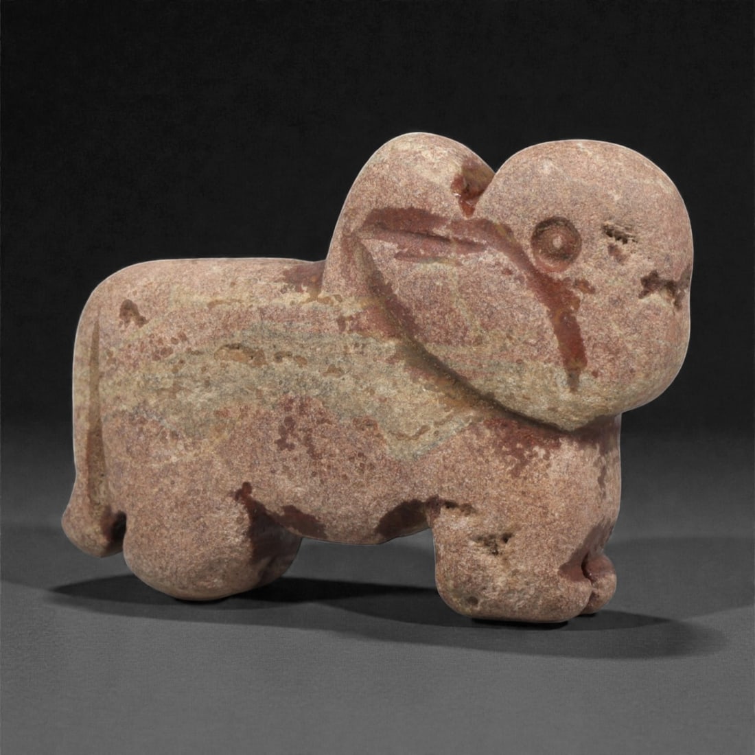 A Near Eastern Stone Zoomorphic Figurine, 3rd-2nd Millennium BCE, 10ZA (1 of 2)