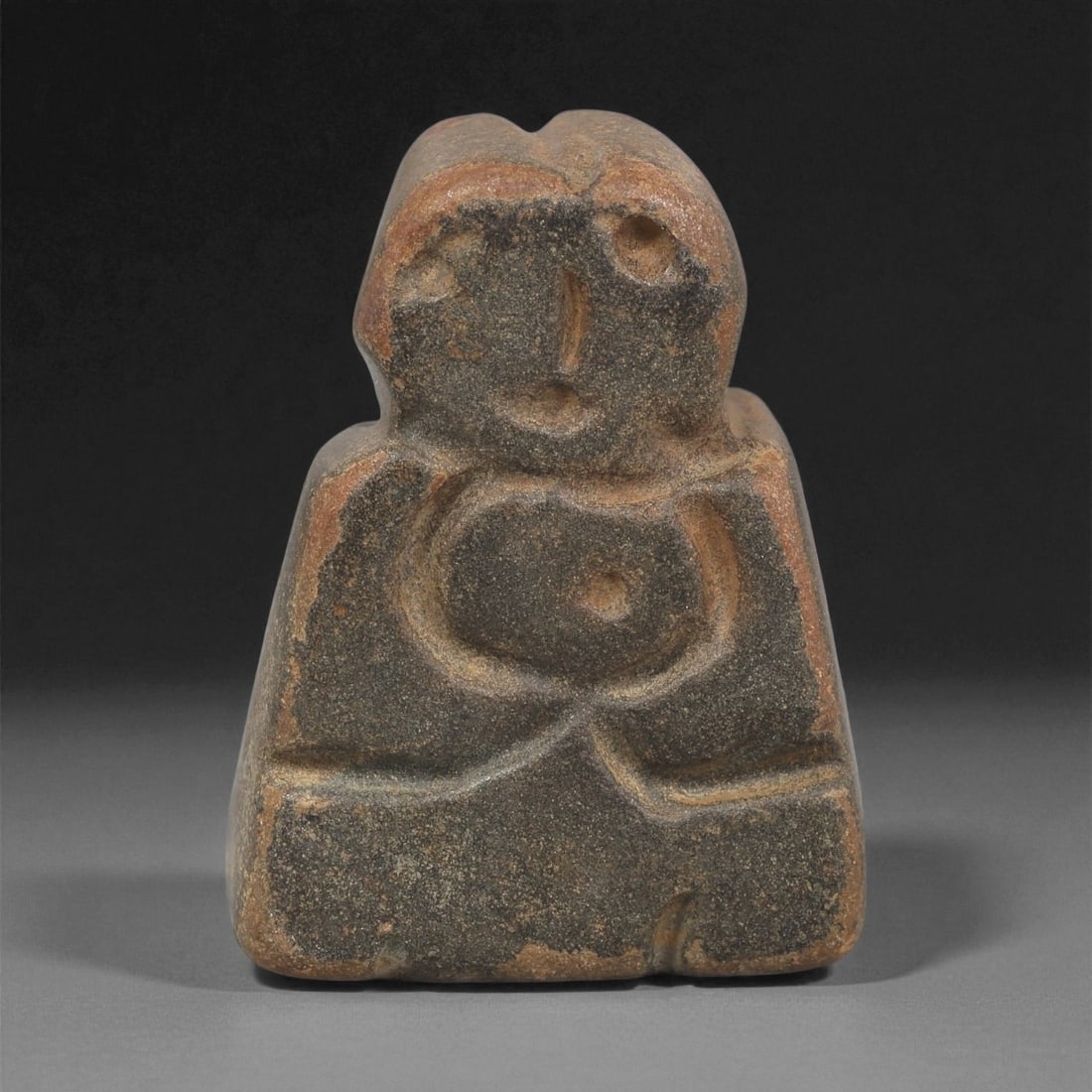 A Near Eastern Stone Anthropomorphic Figurine, 3rd-2nd Millennium BCE, 44ZB (1 of 2)