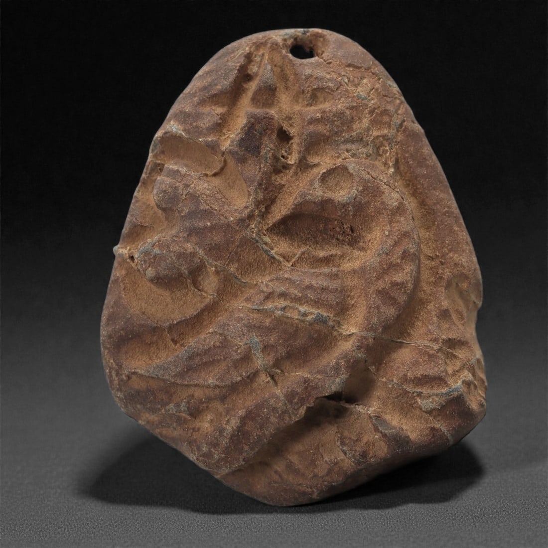 A Byzantine Stone Amulet with Bird Motif, 10th-12th Century, 88B (1 of 2)