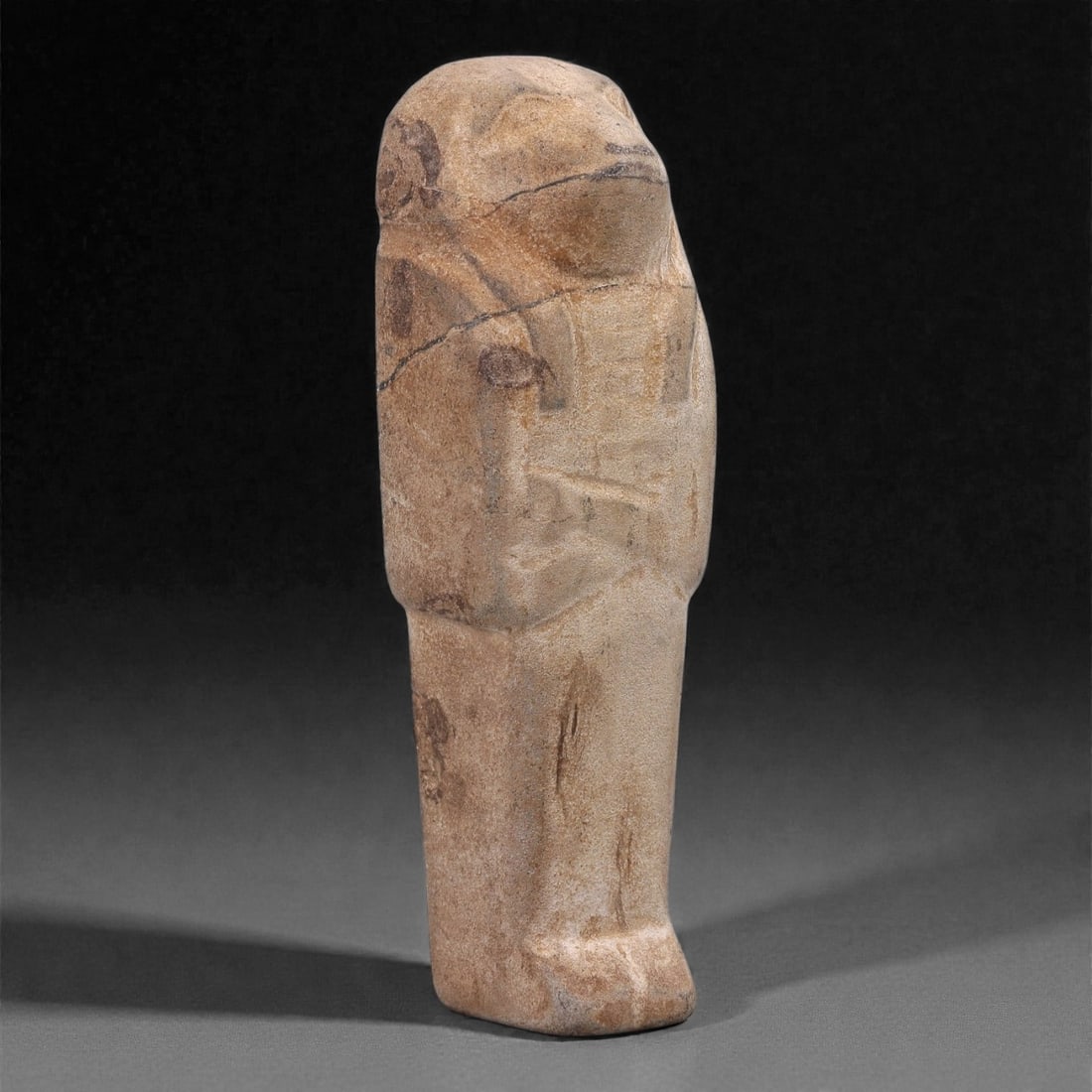 Egyptian Revival Stone Idol - Mummiform Figure, 86F (1 of 3)