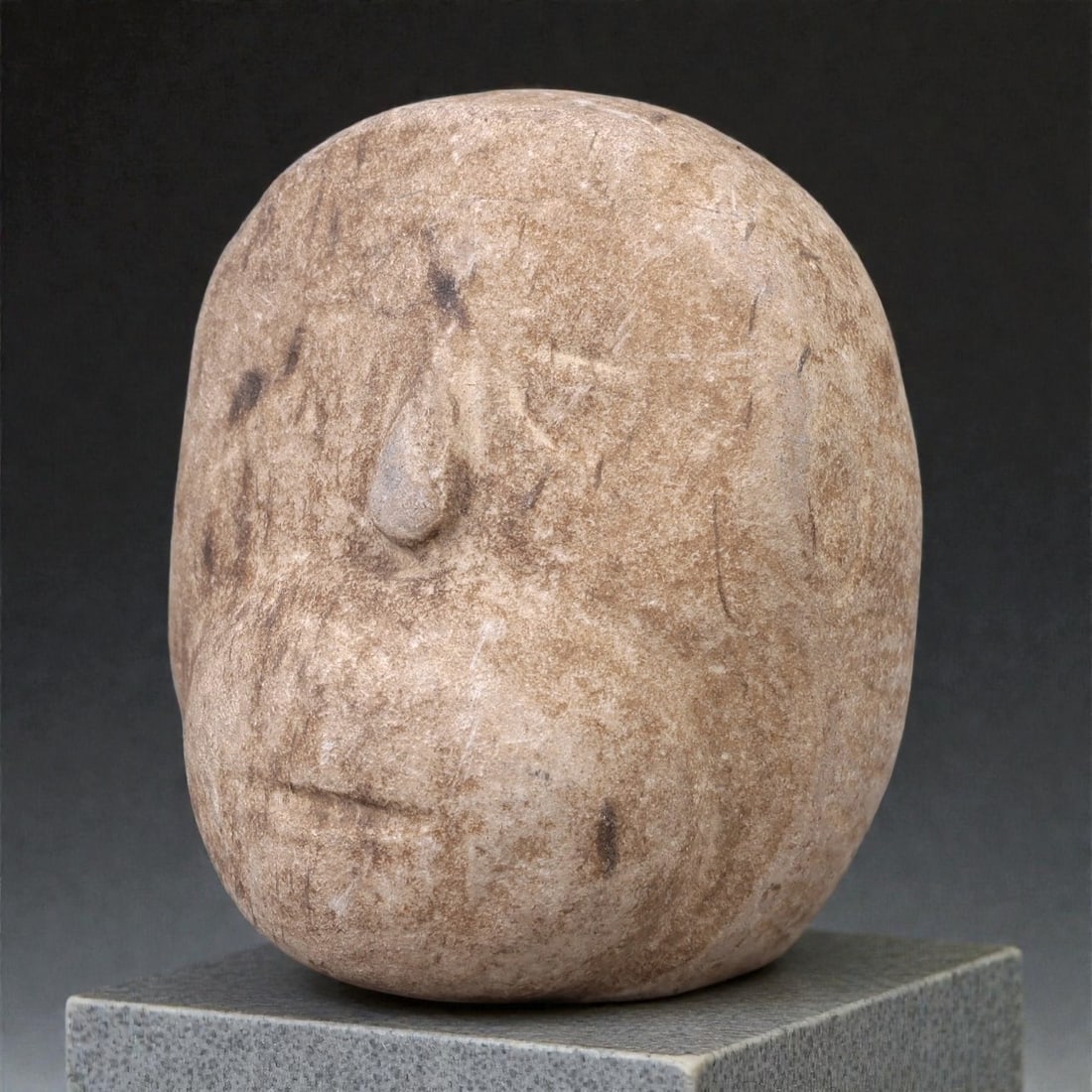 A Near Eastern Stone Maskette, Circa 3rd-2nd Millennium BCE, 61R (1 of 3)