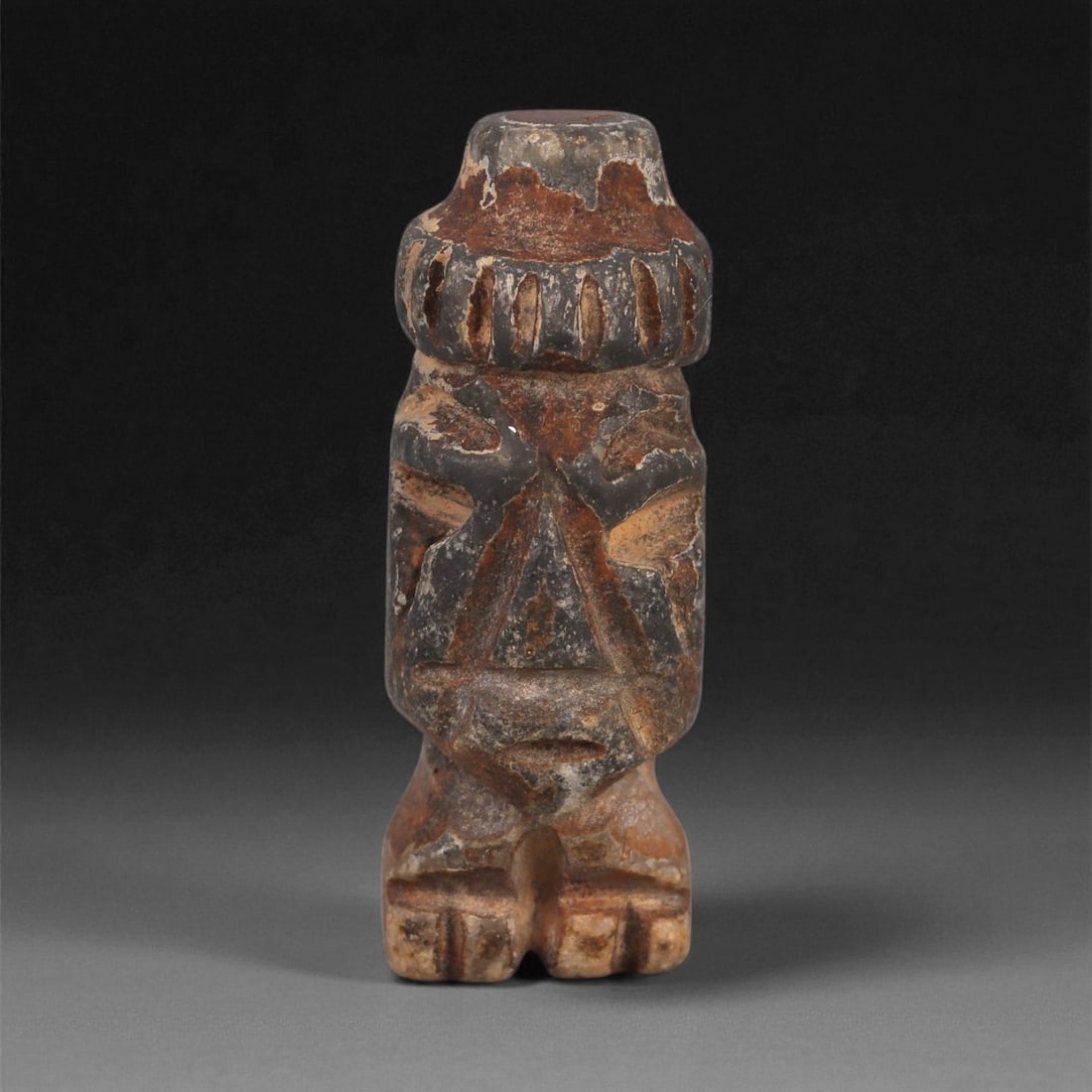 A Taino Carved Stone Idol, Late Pre-Columbian Period, Circa 1000-1500 CE, 1ZB (1 of 2)