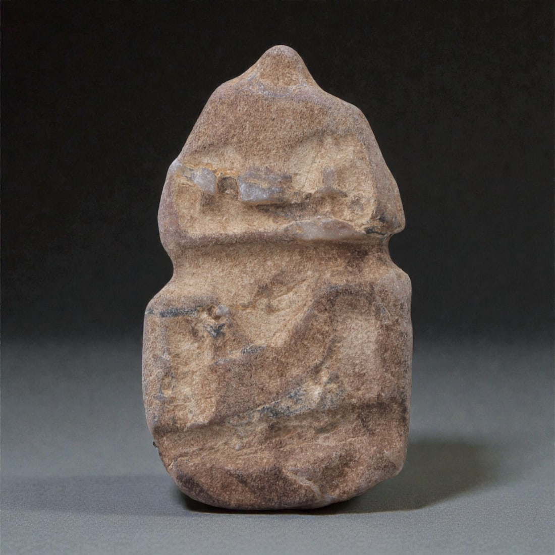 A Valdivian Stone Figure, Early Formative Period, Circa 3500-1500 BCE, 3.7cm, 77T (1 of 2)