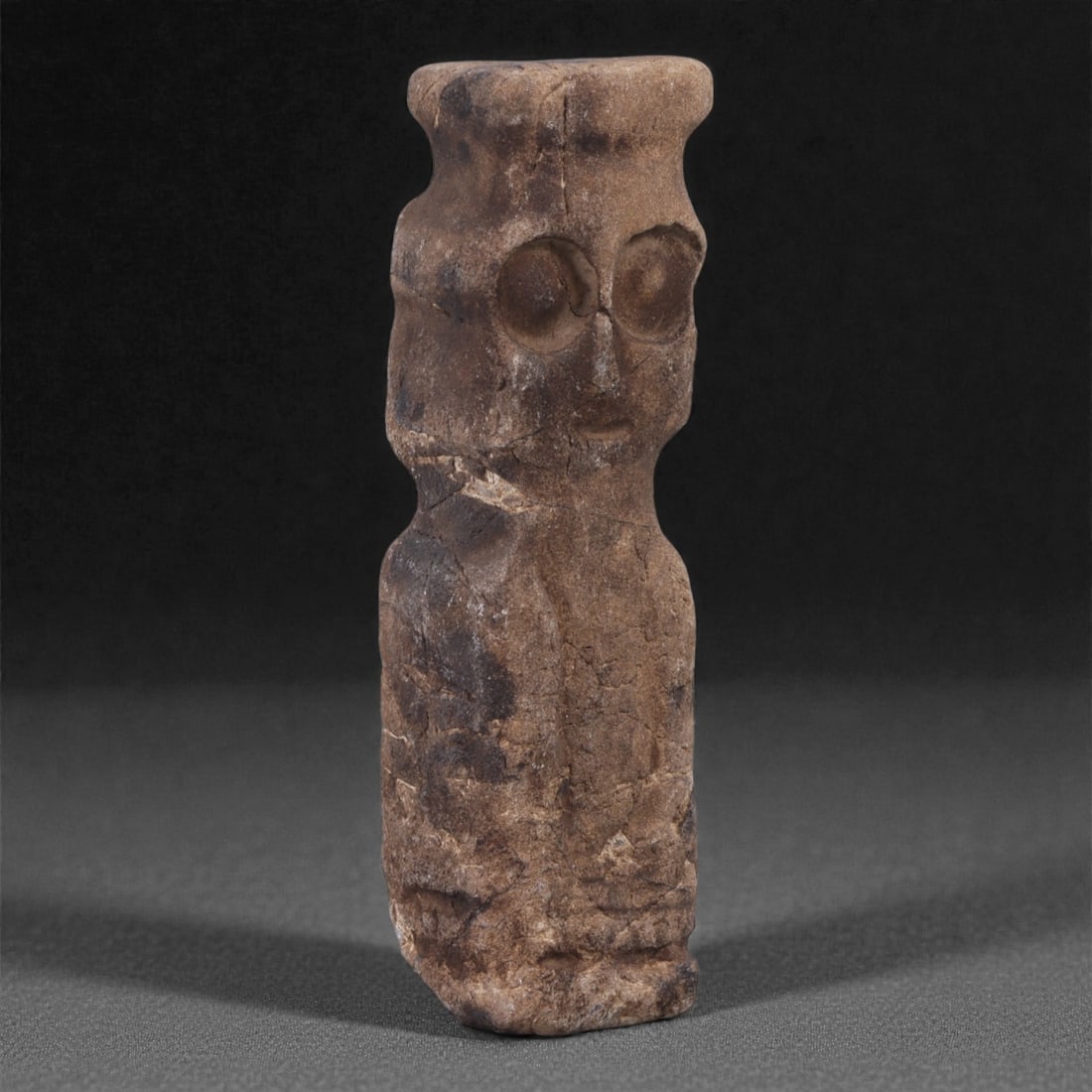 A Near Eastern Stone Anthropomorphic Figurine, 4th-3rd Millennium BCE, 46ZE (1 of 3)
