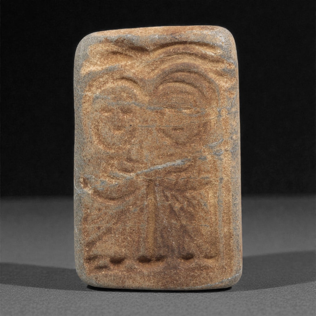 A Byzantine Stone Relief with Standing Figure, 10th-12th Century CE, 33ZC (1 of 2)