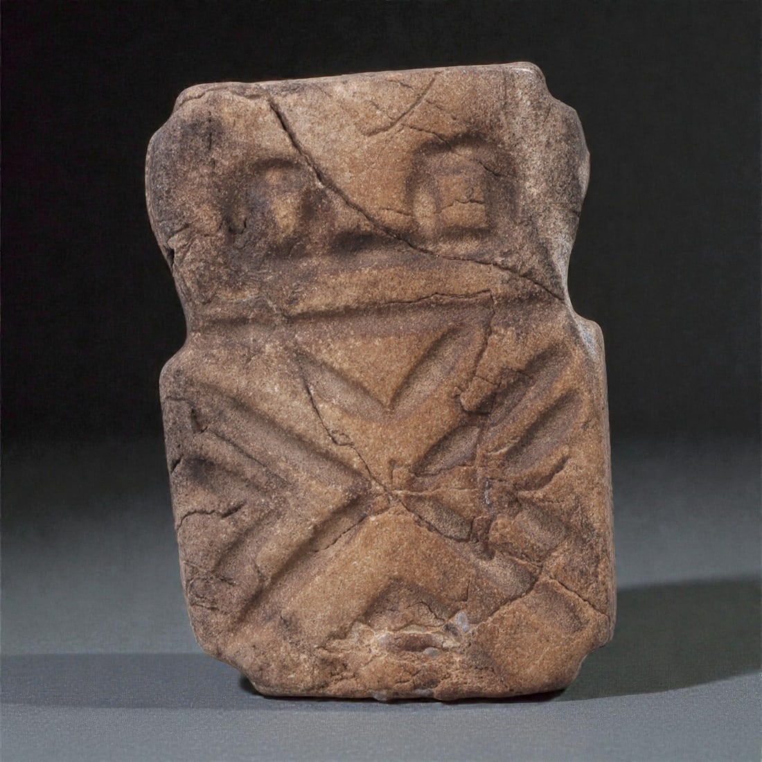 A Valdivian Stone Figure, Early Formative Period, Circa 3500-1500 BCE, 3.9cm, 81T (1 of 2)