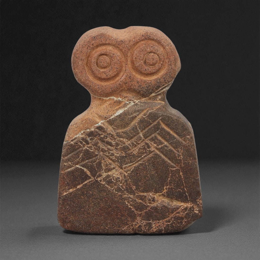 A Northern Mesopotamian Stone Eye Idol, 4th Millennium BCE, 81AB (1 of 2)