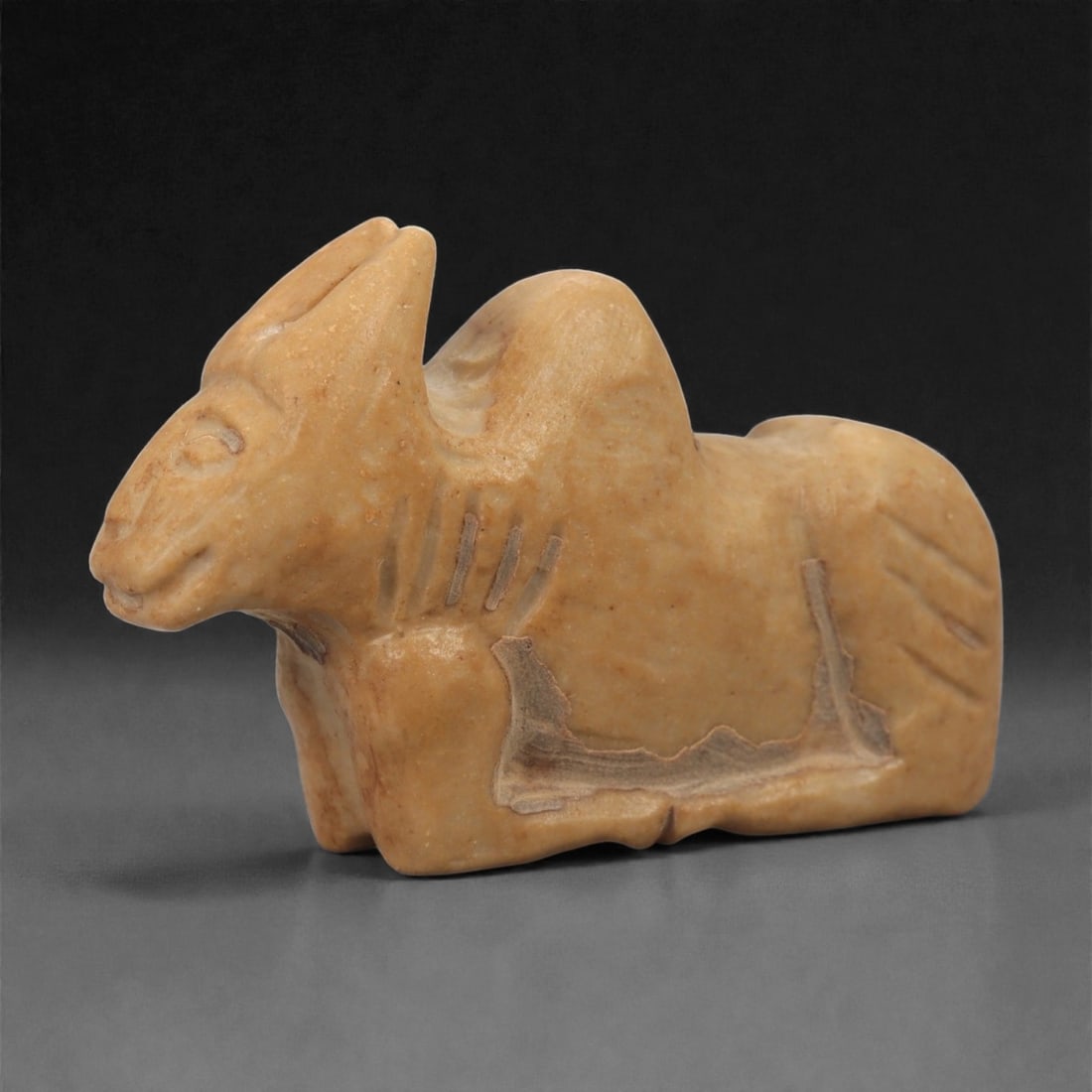 A Near Eastern Stone Bovid Effigy, 3rd-2nd Millennium BCE, 82LE (1 of 2)