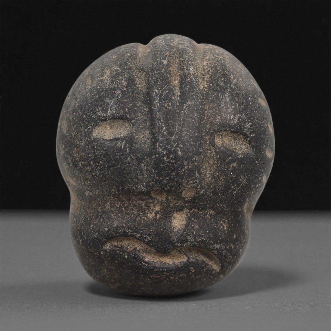 A Mediterranean Stone Maskette, 12th-17th Century, 78AB (1 of 2)