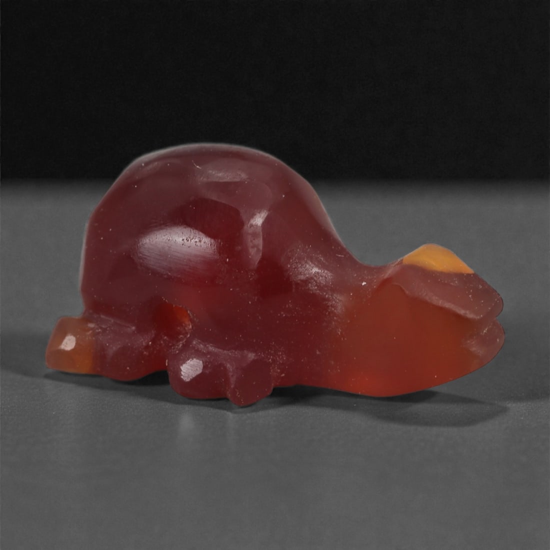 A Near Eastern Carnelian Tortoise Amulet, 3rd-2nd Millennium BCE, 53A (1 of 2)
