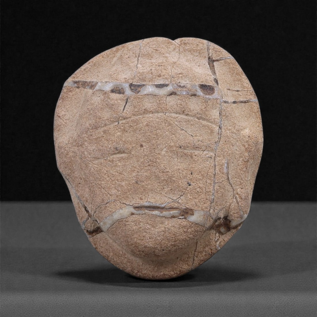 Ancient Stone Maskette - Abstract Human Face, 40G (1 of 2)