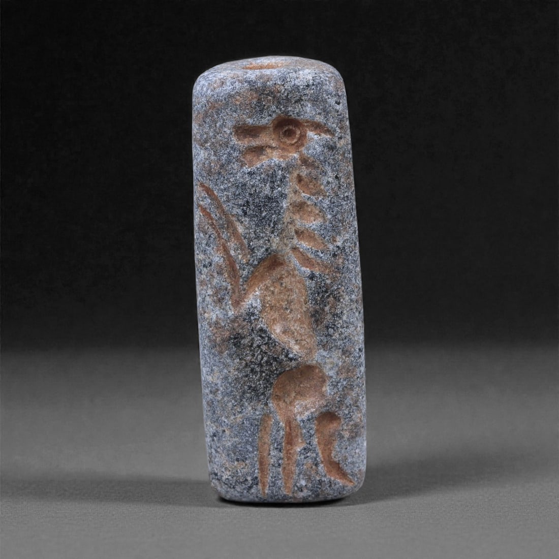 A Near Eastern Steatite Triangular Cylinder Seal, 3rd Millennium BCE, 79L (1 of 3)