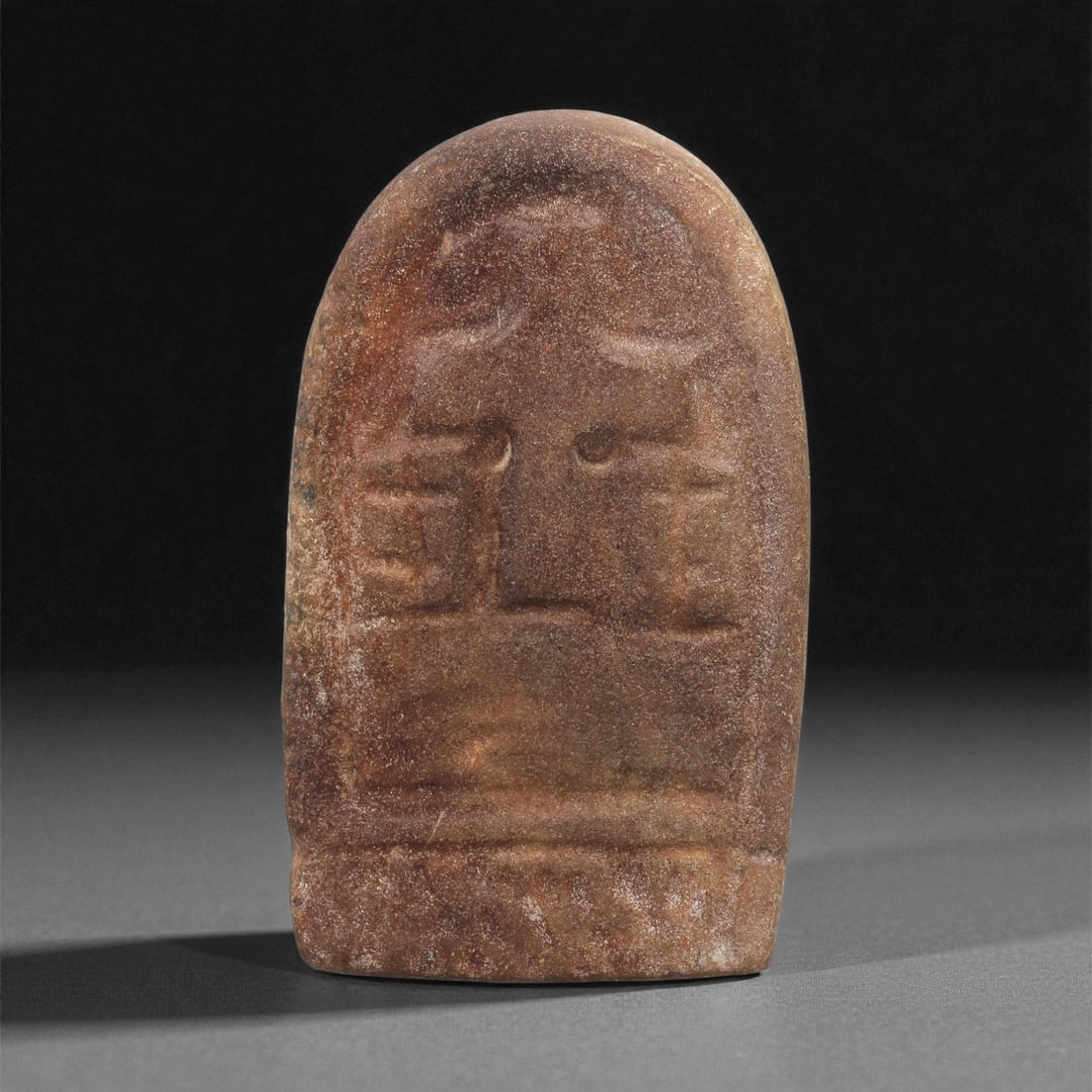 A Late Antique Stone Carved Cross Relief, 4th-6th Century CE, 78LB (1 of 2)