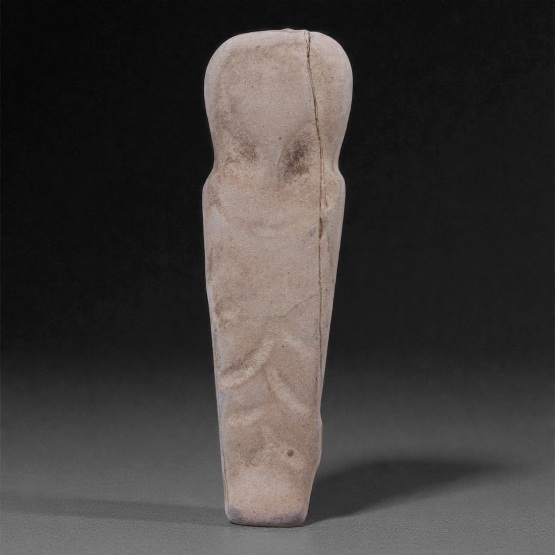 Egyptian Revival Stone Idol - Mummiform Figure, 90G (1 of 3)