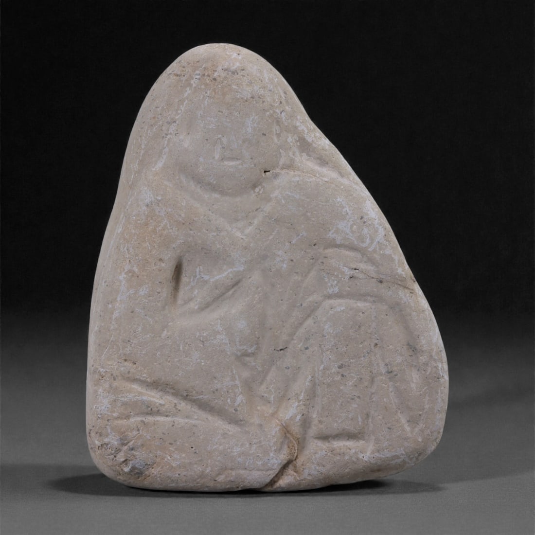 An Eastern Oriental Stone Carved Plaque, 36P (1 of 2)